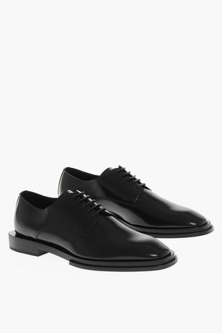Scarpe Derby in Pelle Spazzolata