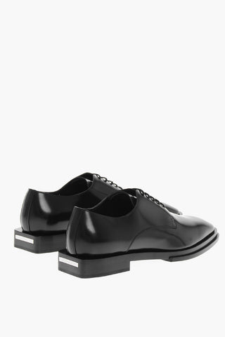 Scarpe Derby in Pelle Spazzolata