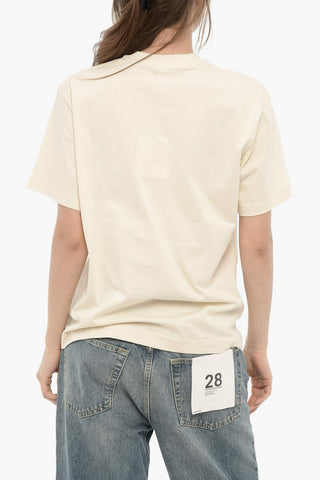 Solid Color UNISEX Crewneck T-Shirt with Embossed Logo