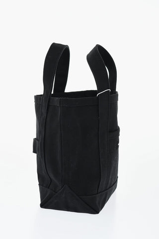 Solid Color MINI PERUSKASSI Handbag with Contrasting Logo