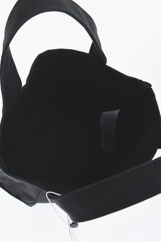 Solid Color MINI PERUSKASSI Handbag with Contrasting Logo