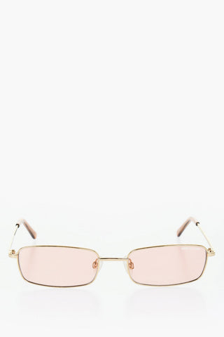 Metal OLSEN Sunglasses with Rectangular Frame and Coloured Lenses