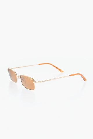 Metal OLSEN Sunglasses with Rectangular Frame