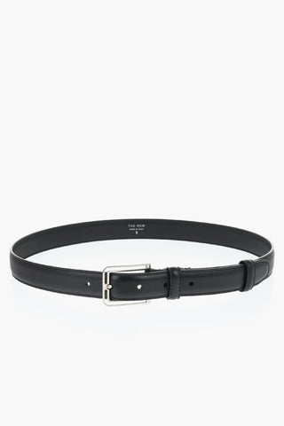 Solid Color Leather FRAME Belt 25mm