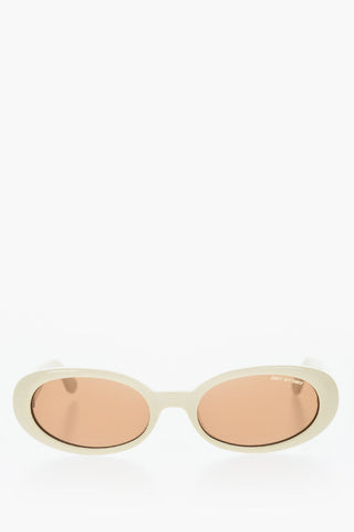 Solid Color VALENTINA Sunglasses with Oval Frame