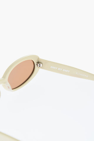 Solid Color VALENTINA Sunglasses with Oval Frame