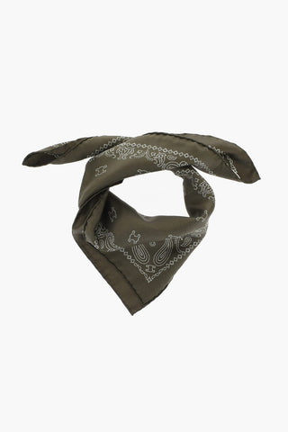 Bandana Motif Silk Pocket Square