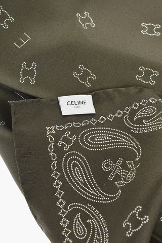 Bandana Motif Silk Pocket Square