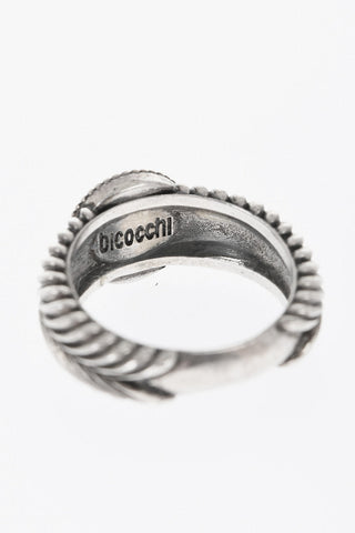 Signet Silver Ring with Rock