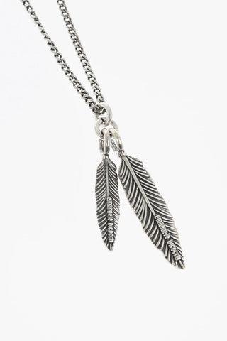 Chain Silver Maxi Necklace With Pendant