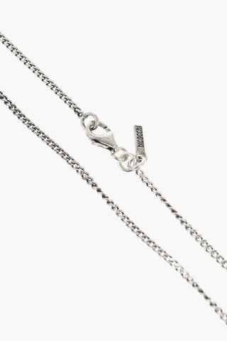 Chain Silver Maxi Necklace With Pendant