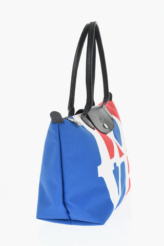 Borsa Tote in Canvas Con Rifiniture In Pelle