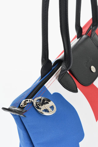 Borsa Tote in Canvas Con Rifiniture In Pelle