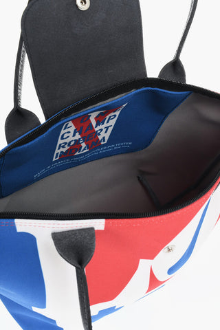 Borsa Tote in Canvas Con Rifiniture In Pelle