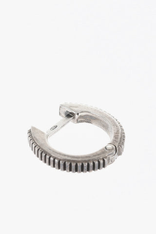 Silver Hoop Single earring