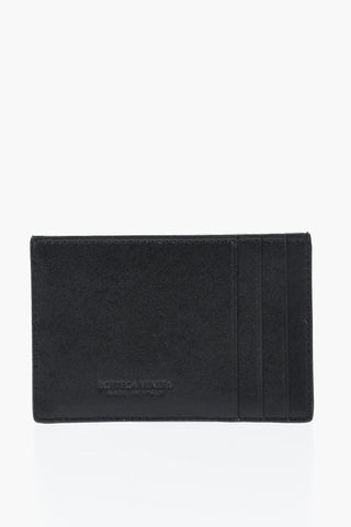 Solid Color Braided Leather Card Holder