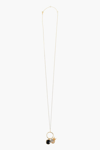 Golden Effect Necklace with Pendant