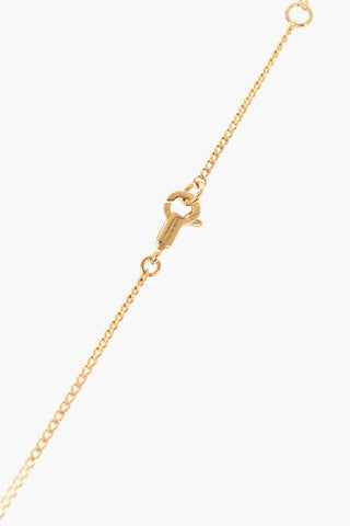Golden Effect Necklace with Pendant