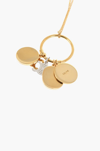 Golden Effect Necklace with Pendant