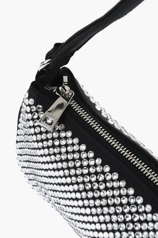 Satin EVA Mini Bag With Rhinestone Embellishment