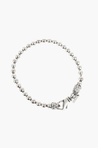 Silver Bracelet With Beads