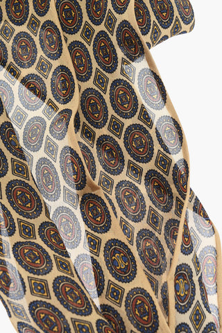 Silk Scarf with All-Over Print
