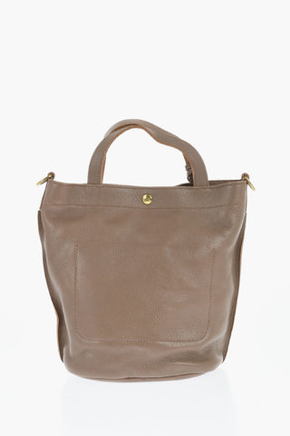 Borsa a Secchiello in Pelle Martellata