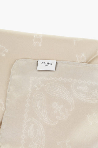 Bandana Motif Silk Pocket Square