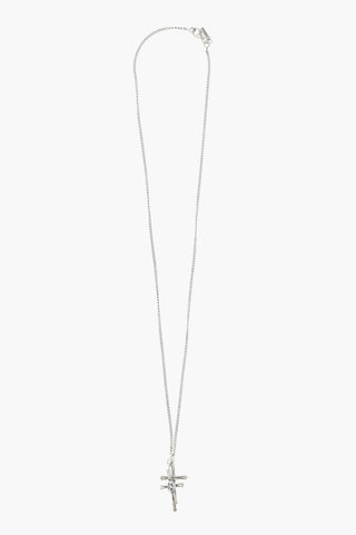 Chain Silver Maxi Necklace With Pendant