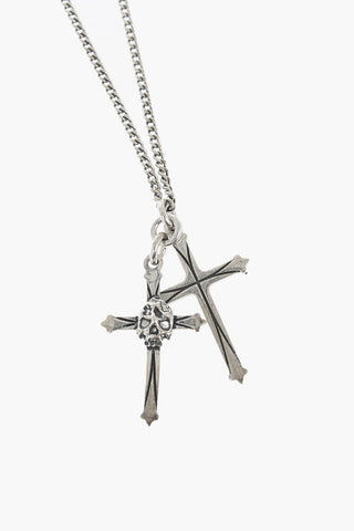 Chain Silver Maxi Necklace With Pendant