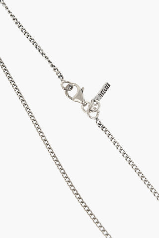 Chain Silver Maxi Necklace With Pendant