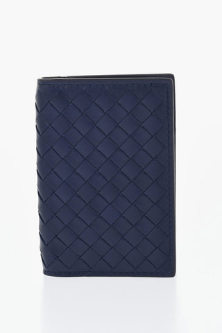 Solid Color Braided Leather Card Holder