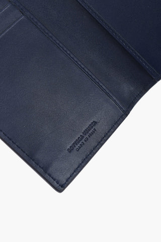 Solid Color Braided Leather Card Holder