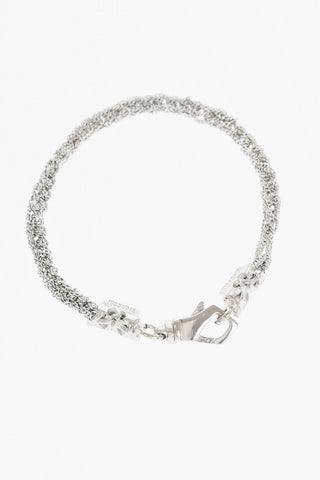 Silver Braided Bracelet