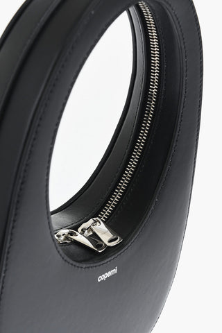 Leather Mini Swipe Bag with Logo