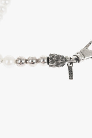 Silver Bracelet With Beads