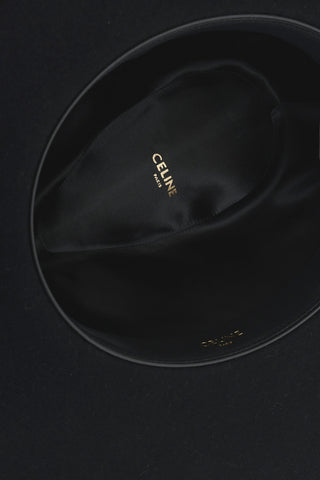 Cappello Fedora in feltro a Tinta unita