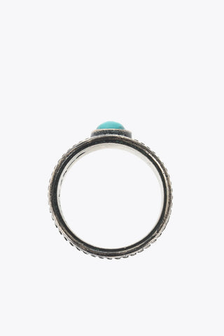 Brass NATIVE Ring with Rock
