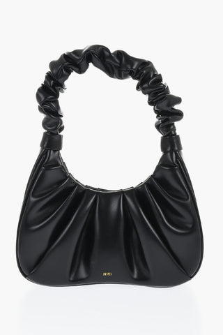 Curled Faux Leather GABBI Hobo Bag