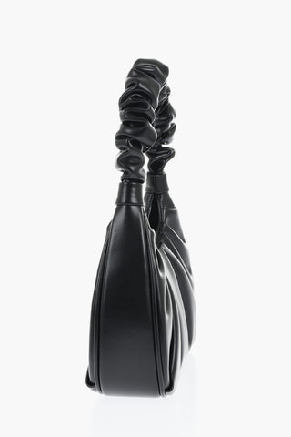 Curled Faux Leather GABBI Hobo Bag