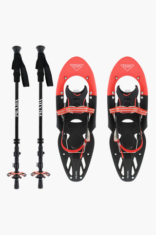 CHALET Set Ciaspole Bicolore e Racchette