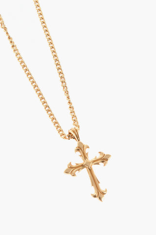 Collana a Catena In Argento Effetto Dorato