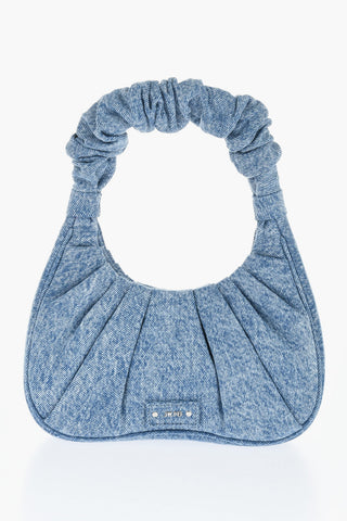 Curled Denim GABBI Hodo Bag
