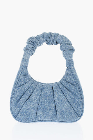 Curled Denim GABBI Hodo Bag