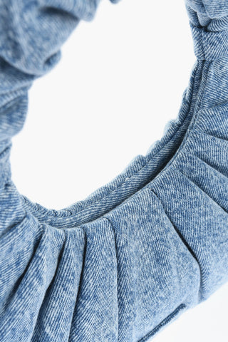 Curled Denim GABBI Hodo Bag