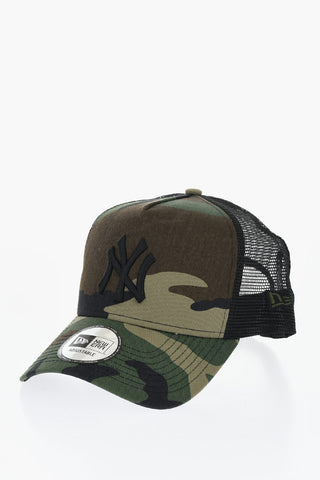 Camouflage Motif TRUCKER NEW YORK Cap