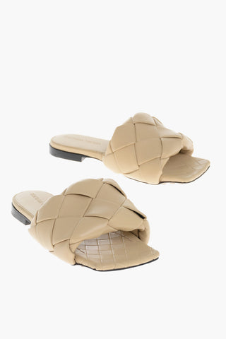Woven Leather LIDO Sliders