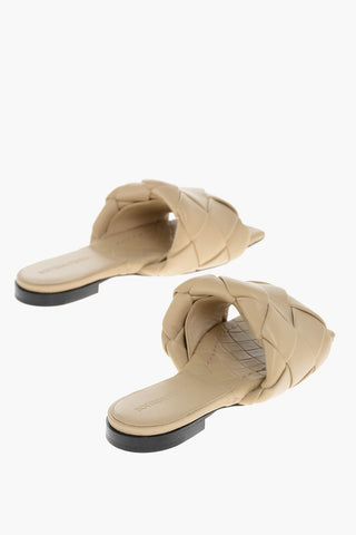 Woven Leather LIDO Sliders