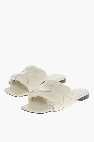 Sliders LIDO in Pelle Intrecciata