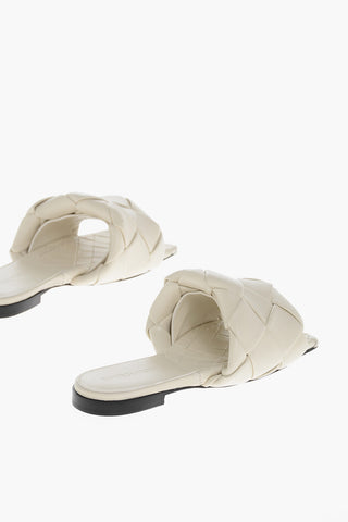 Sliders LIDO in Pelle Intrecciata